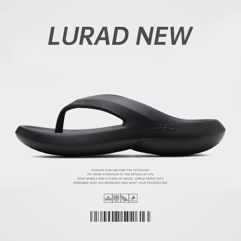 Flip-flops men's EVA platform slippers summer non-slip black clip sandals simple clip sandals wholesale