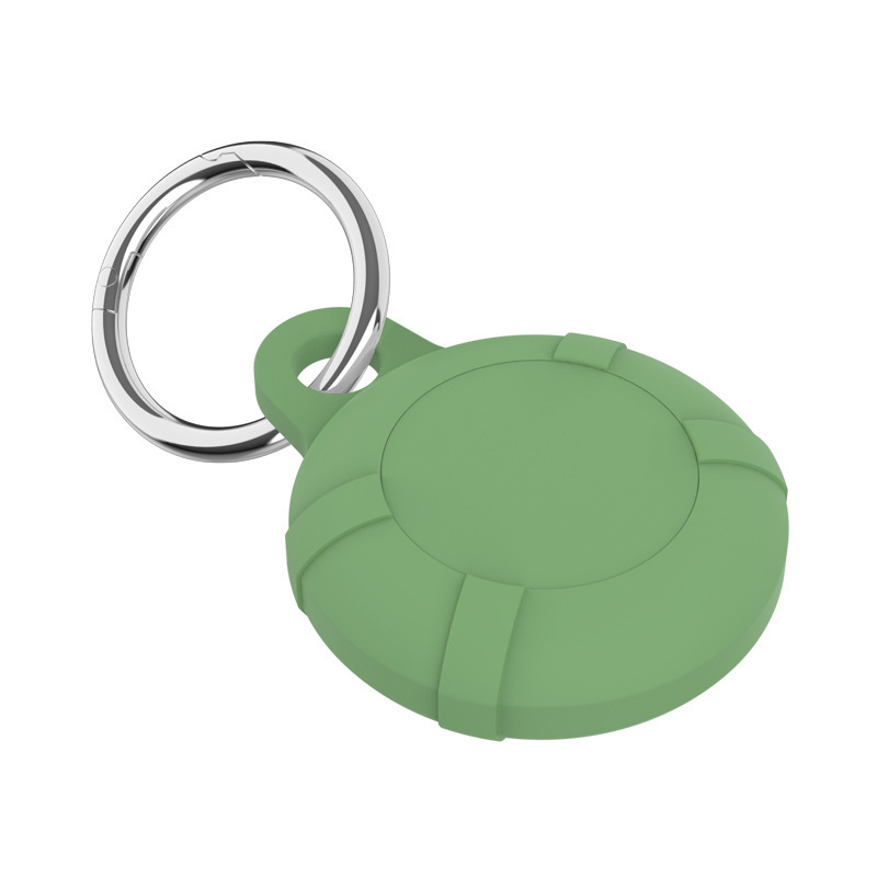 Aplicable a Apple Airtag funda protectora localizador rastreador anti-perdida llavero impermeable todo incluido funda protectora