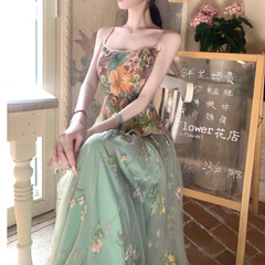 オズの魔法使いのジャカードのストラップの上着の蝶の花の仙気の網の糸の半身のスカートのメーデーは旅行してスーツを着ます。
