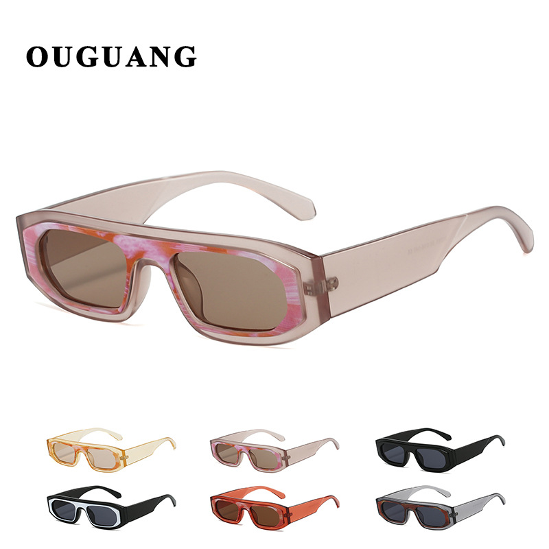 25 años de pasarela, marco pequeño, gafas de sol de dos colores con costuras, chicas calientes, gafas de sol transfronterizas anti-ultravioleta para hombres y mujeres