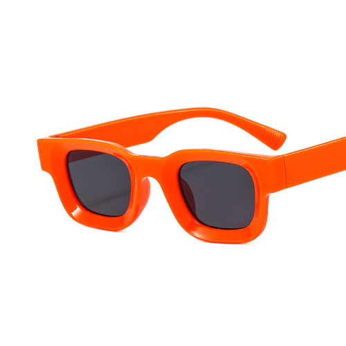  European and American new small frame retro sunglasses concave and convex square hip-hop punk sunglasses cross-border sunglasses