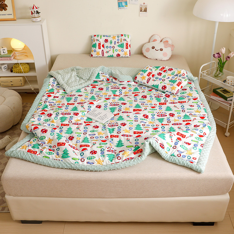 [A급 면 100% <원피스> 세탁기 사용 가능] - 크리스마스 트리 [사계절 사용 가능]