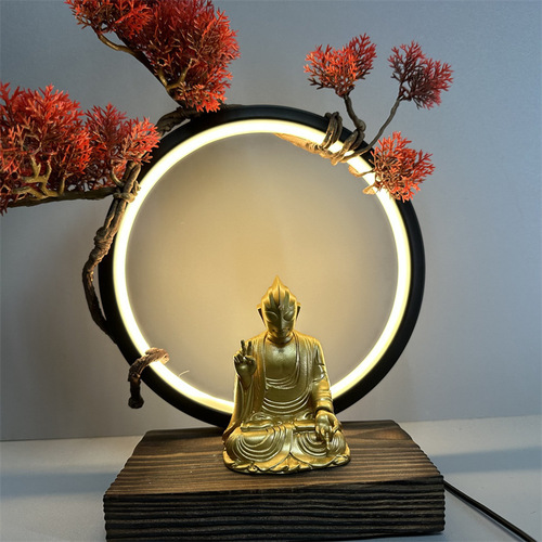 The Buddha of Light, Sakyamuni COS, the sitting posture of the Buddha with compassion and lotus base animation hand model