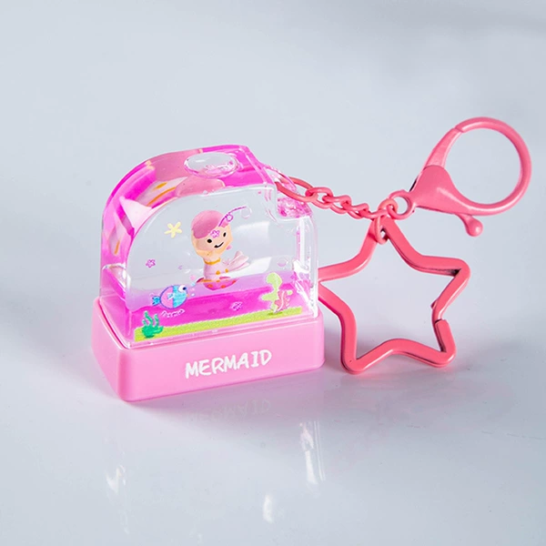 Fuchsia keychain