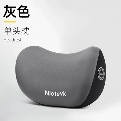 Memory Foam Car Headrest and Headrest - 1-space-gray-headrest