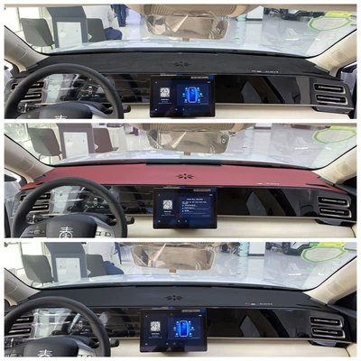 BYD Qin L plus central control instrument panel sunscreen sunshade decorative shading mat suede leather hair wholesale (Günəş əleyhinə siperlik)