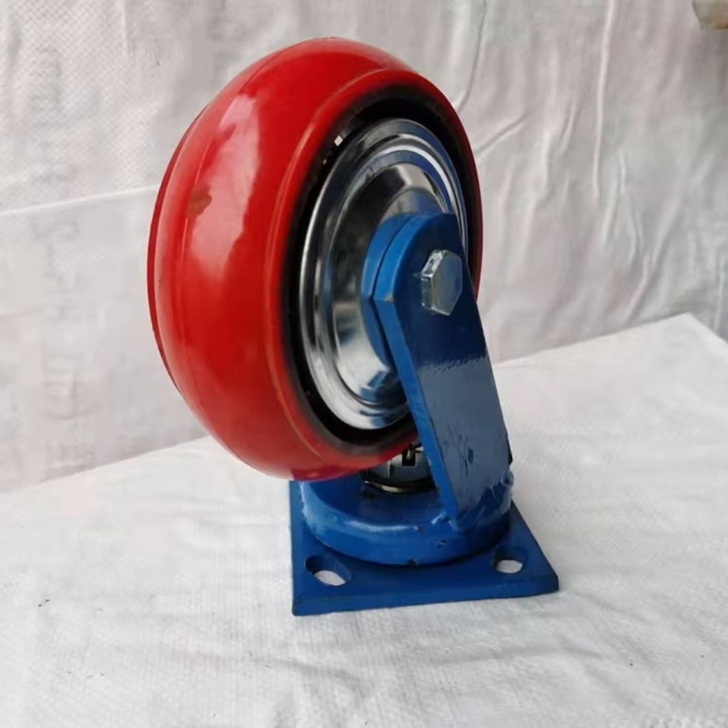 工业重型万向脚轮 载重500公斤4寸5寸6寸定向刹车轮机械设备脚轮