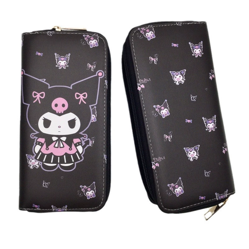 Hello kitty, милый мультяшный свежий кошелек, длинная ручка, маленькая clutch-сумочка