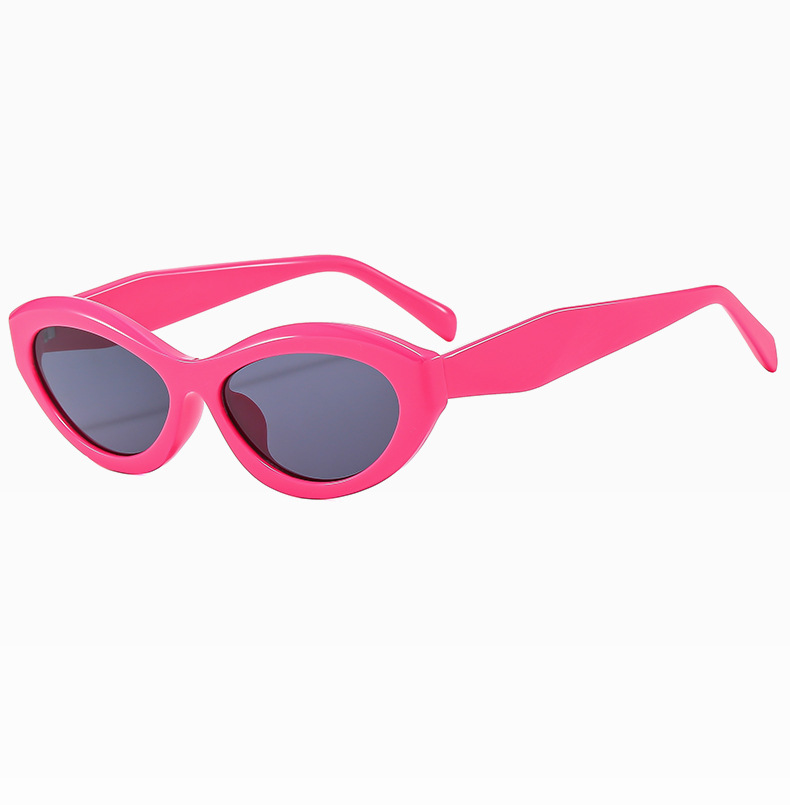 60g Weight Full Frame Glasses Structure Sunglasses Classification Ac, UV400 Protection Lens Material Cat Eye Glasses Style Outdoor, Travel Occasion Solid Color Pattern Women's Gender Simple Style, Streetwear Style Black Color Simple Style Streetwear Solid Color Ac UV400 Protection Cat Eye Full Frame Women's Sunglasses 12