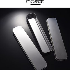 不锈钢便携式盒子 筷子勺子收纳盒 餐具盒铁盒空盒放装筷子盒子