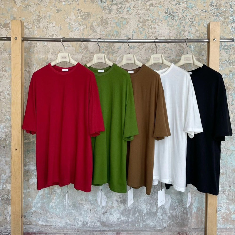 CHOICEME Thirteen Lines Autumn New Minimalist Style Casual Versatile Solid Color Relaxed and Lazy Oversized T-shirt CHOICEME Thirteen Lines Autumn New Minimalist Style Casual Versatile Solid Color Relaxed and Lazy Oversized T-shirt