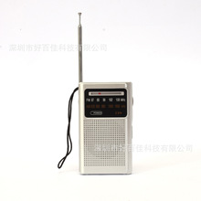 外贸便携式收音机FM/AM 指针调频两波段干电池收音机DSP芯片