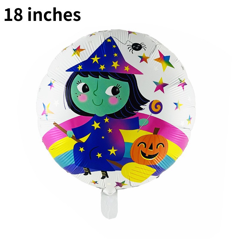 Nuevo globo de Halloween decoración de película de aluminio globo Wansheng tema fiesta diseño especial-en forma de globo de dibujos animados