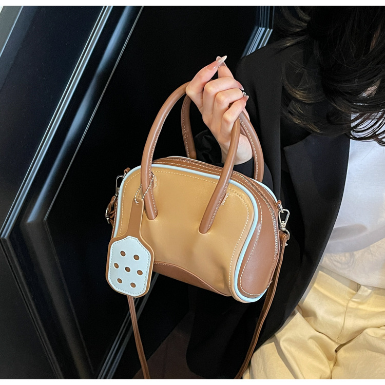 Borsa donna stile baseball borsa a tracolla casual elegante_voghion.com