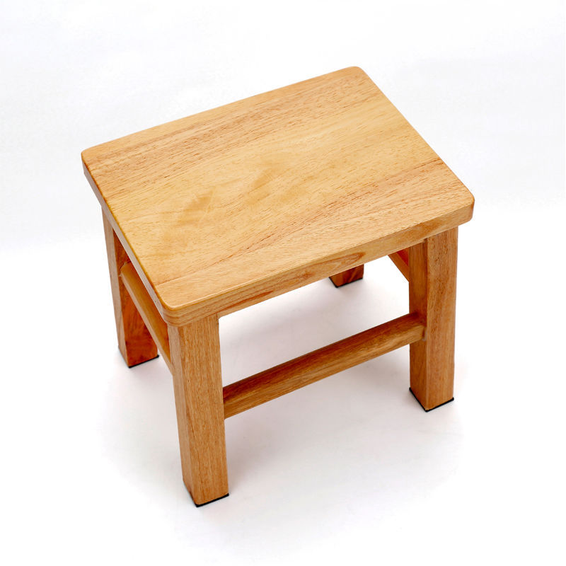 小木凳子橡木实木小凳子家用成人矮凳橡木小方凳木板凳椅子凉板椅