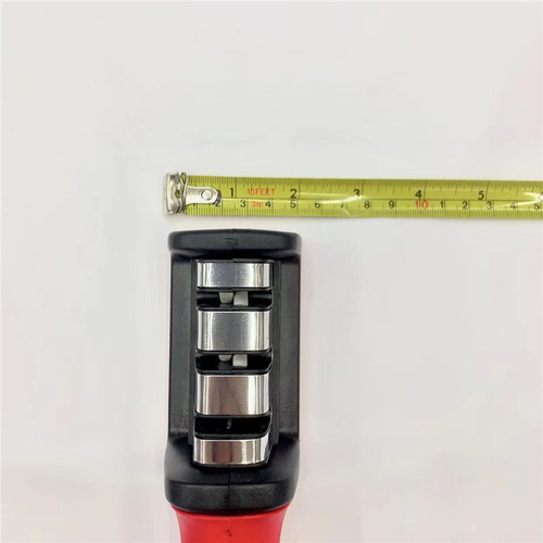 New four-stage fast tungsten steel knife sharpener, kitchen multi-functional knife sharpening tool, household kitchen knife sharpener wholesale