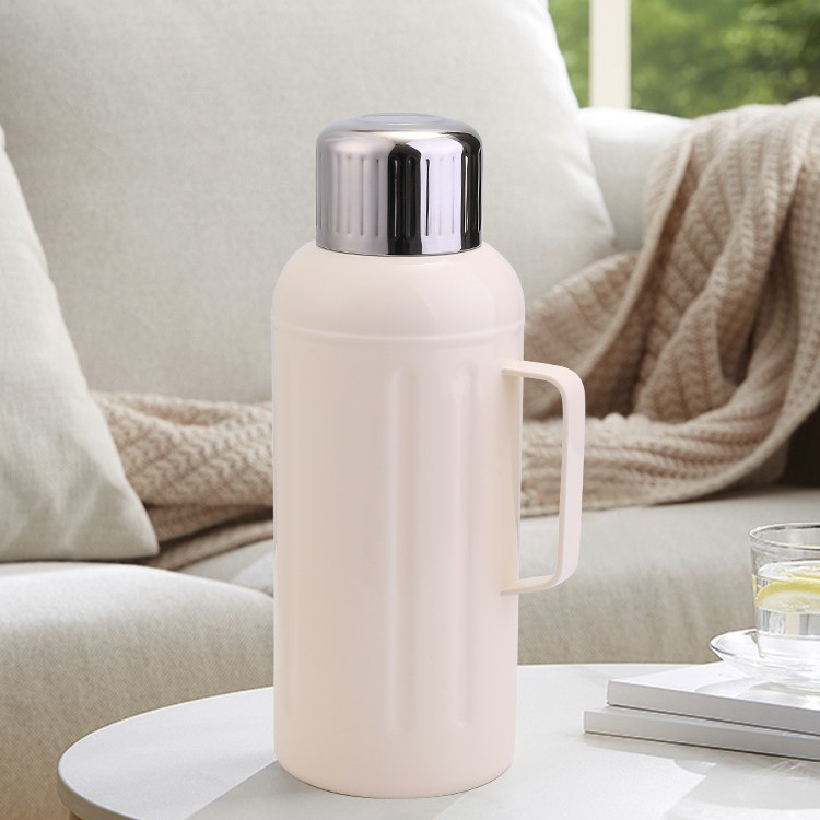 Nuevo acero inoxidable simple taza de aislamiento de alta capacidad portátil al aire libre casera de regalo tetera de vacío gruesa tetera de aislamiento térmico