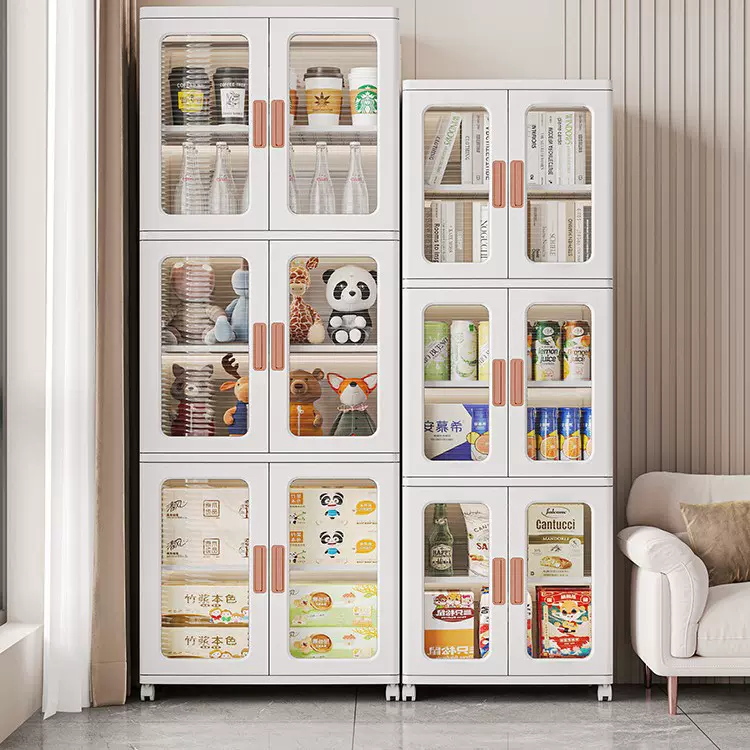 跨境爆品免安装收纳柜子置物柜家用宝宝儿童衣服玩具整理储物柜塑