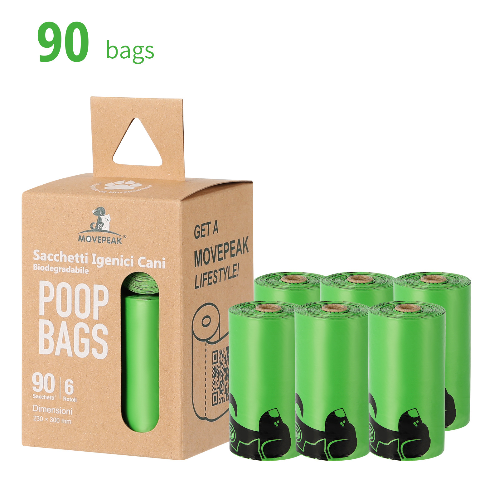 Bagas de arena para gatos degradables 1.5 seda EPI bag