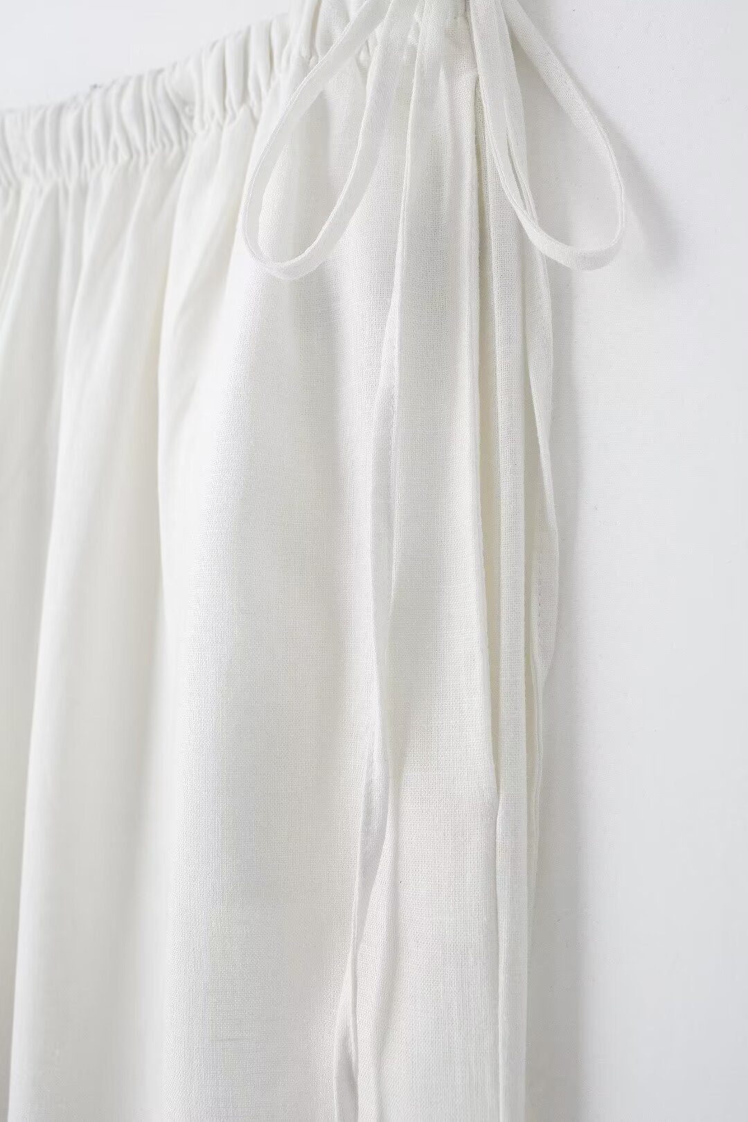 2024 Summer New Collection Women's Linen Blended Wide Leg Pants_voghion.com