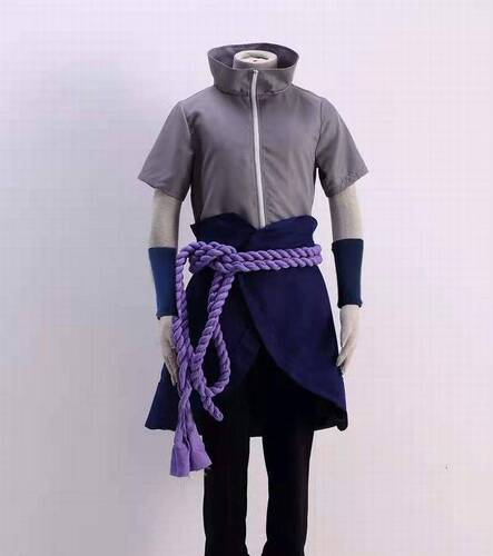 Wholesale Japanese Anime Clothes Naruto Shippuden Uchiha Sasuke Ninja Halloween Anime Cosplay Men's Clothing