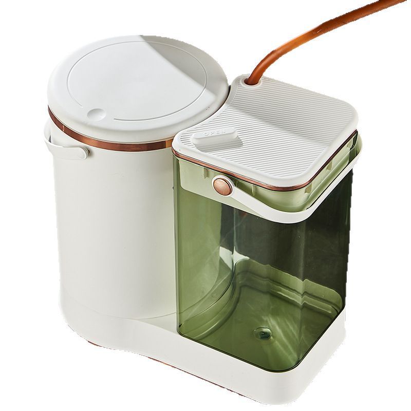 茶バケツフィルター茶バケツ茶スラグバケツ排水バケツ茶バケツ茶テーブルゴミ箱茶器部品乾湿分離廃バケツ|undefined