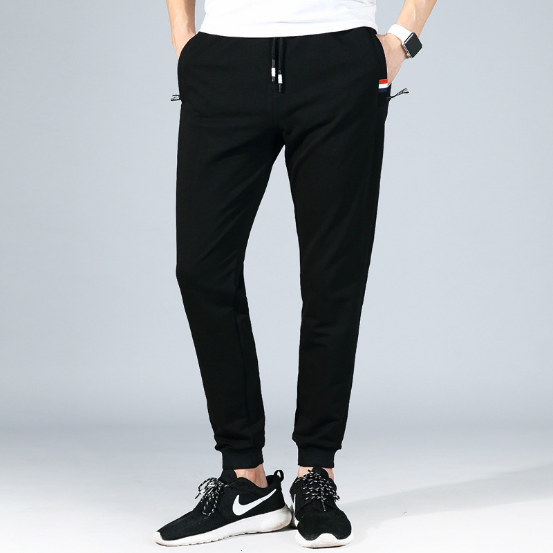 Pantalones Casuales Harem Nueve Cuartos de Algodón para Hombre image 3