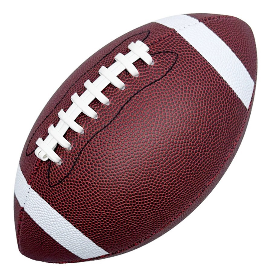 Factory direct wholesale No. 3, No. 6, No. 9 machine sewing PU game training children PVC American football American football