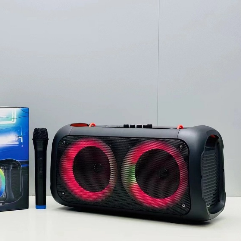新しい BW-1165 Bluetooth スピーカー大神サブウーファーマイク付きカラオケハイパワーカード屋外スピーカー|undefined