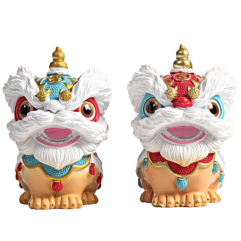 Guochao Foshan lion dance dance creative creative gift suit company activities to send customers foreigner companion gift holiday gift