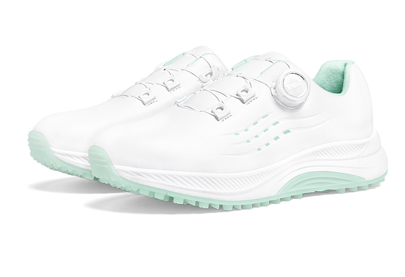 Giày golf nữ PGM mùa hè chống thấm, đế nhẹ không đinh — XZ373 [Loại hồi phục chậm] Màu trắng anh đào rơi, XZ373 [Loại hồi phục chậm] Gió trắng chi tiết 23