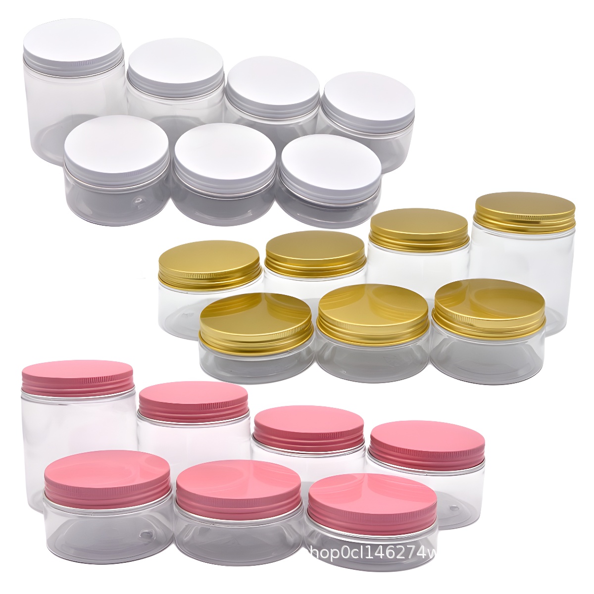 Botella de crema de plástico para pet, mascarilla cosmética, frasco de productos para el cuidado de la piel, envase de subembotellado, botella sellada