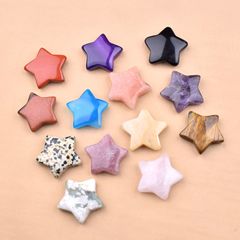 国境を越えた売れ筋 3 センチメートル天然石五芒星クリスタル半貴石スター diy ジュエリーアクセサリー装飾品アマゾン