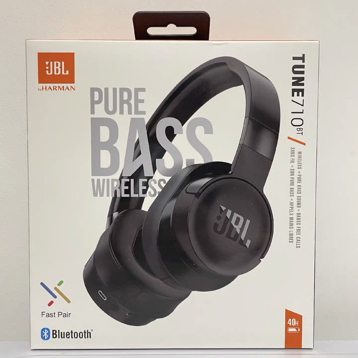 Huaqiangbei is suitable for JBLT710BT head-mounted wireless Bluetooth headset noise reduction headset voice LOGO cross-border