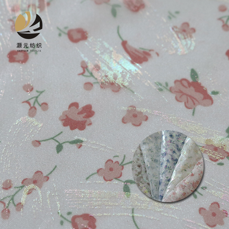 2026 nuevo tejido después de la técnica de impresión fresca de tela de estampado de color fantasía ropa infantil decoración de propósitos tela