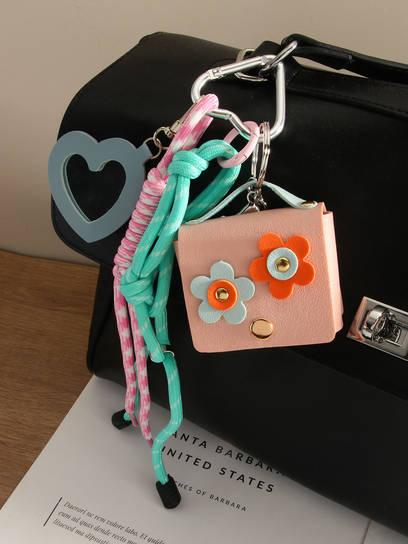 1 Pieza Todas Las Temporadas Cuero Sintético Bolso De Mano Colgante De Bolsa display picture 6