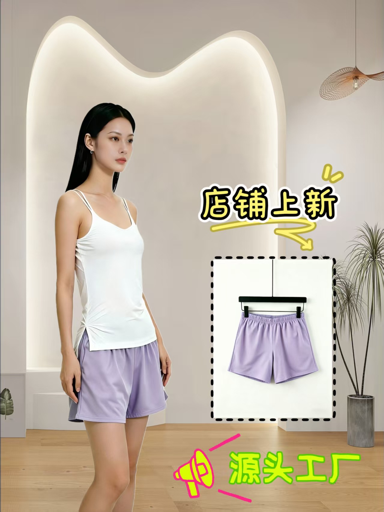 Cross-Border E-Commerce Summer New Modal Comfortable Home Pants, Plus Size, No Pockets, Thin and Breathable Shorts