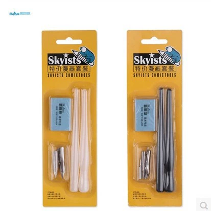 Новая концепция комиксов кисть погружная ручка комикс стоимость пера костюм держатель ручки + наконечник ручки + костюм ластика