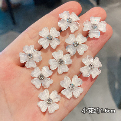 Amazon レトロパールフラワー小さなグリップクリップ三つ編み装飾小さなヘアピン甘いヘアアクセサリー前髪クリップ|undefined