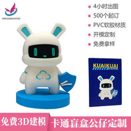 定制盲盒手办PVC潮玩公仔创意摆件品牌IP形象免费设计工厂批发