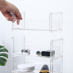 Japanese-style popular cosmetic storage box, dust-proof storage rack, dressing table skincare product and lipstick box desktop organizer