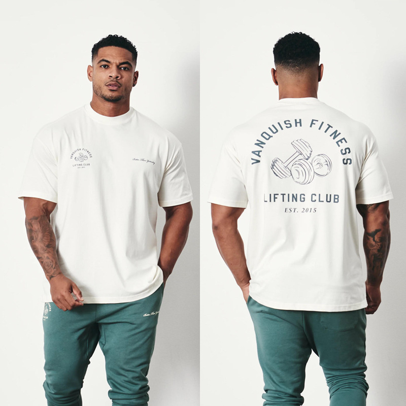 Summer New Men_s T Shirts Sports Casual Elastic_yyt
