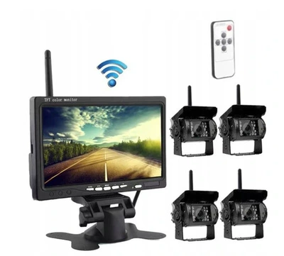 reversing image, Car display - four-way-7-inch-4-bus