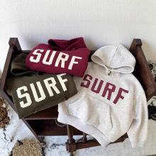 儿童连帽衫宽松洋气字母印花韩范宝宝男女童卫衣休闲上衣秋新款