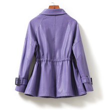 皮衣女短款小个子真皮上衣收腰2025秋冬新款韩版海宁绵羊皮外套女