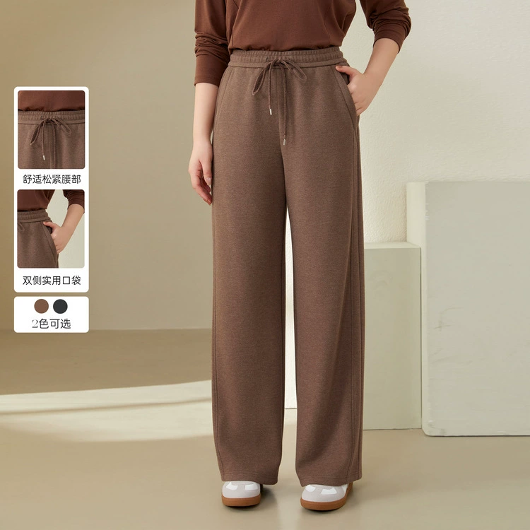 [Duna Yadan стиль повседневные брюки] Funny Show большой размер женской одежды дикие тонкие брюки толстый мм зимний новый