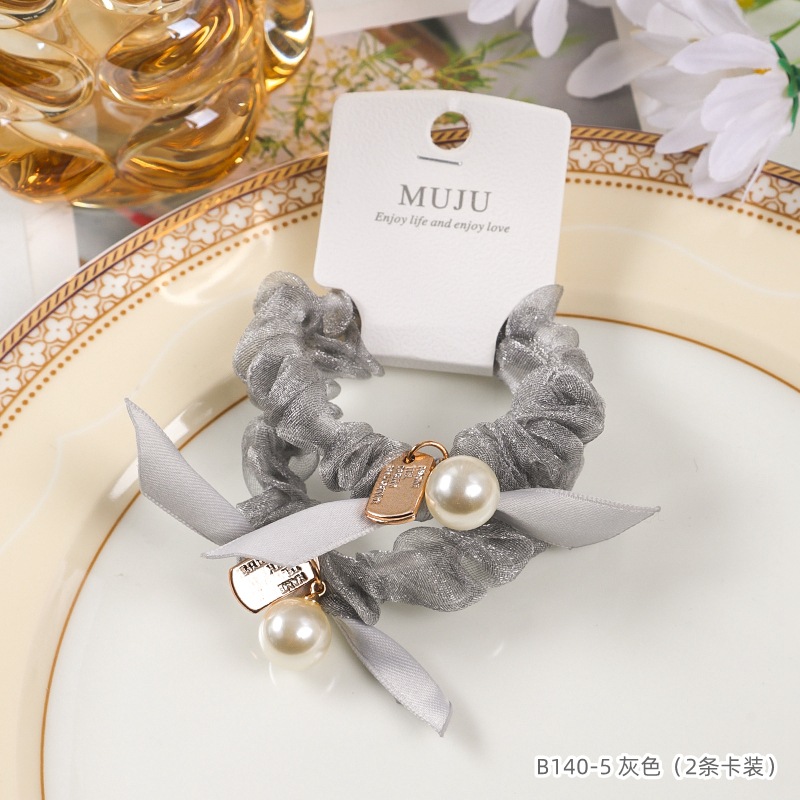 [Carga de tarjeta] sensación de alto nivel coreano de cabello de código de barras de moda de alta elasticidad de cabello anillo de cabello correa de cola de caballo