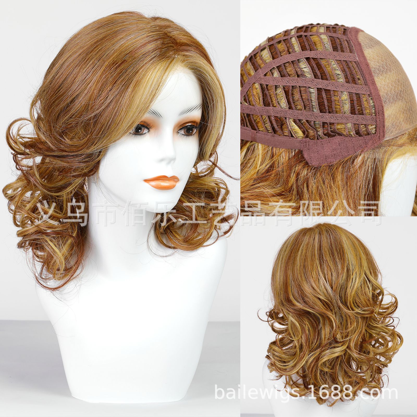 MONO pelucas de red, cabello corto marrón, cabello recto, seda japonesa de 8 pulgadas, pelucas al por mayor en stock transfronterizo