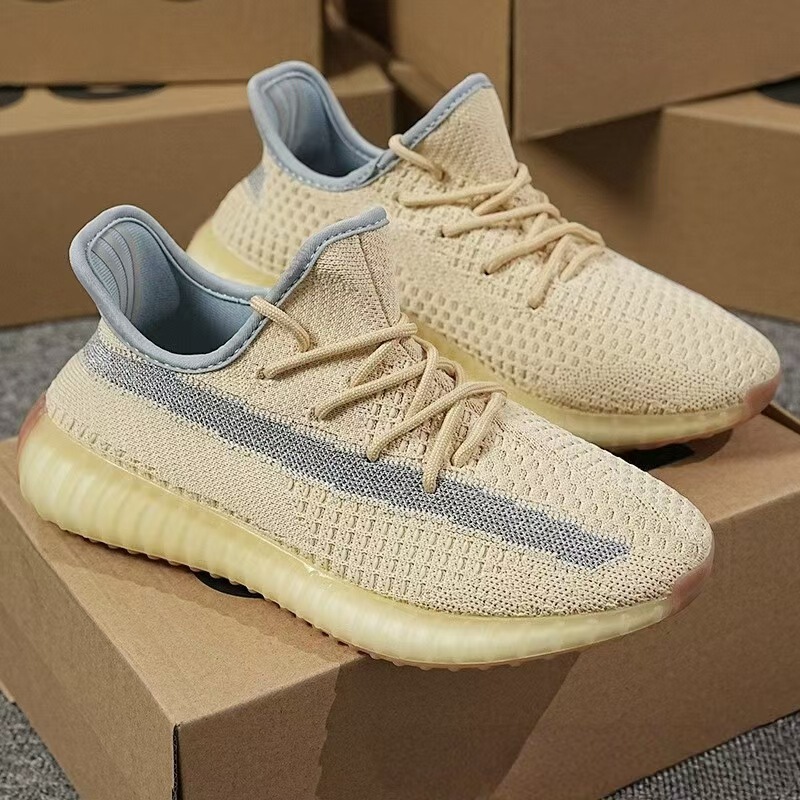 Putian Casual Running Soft-Soled Genuine Sneakers, Yeezy Shoes for Men, Size 350, Breathable Sports Shoes