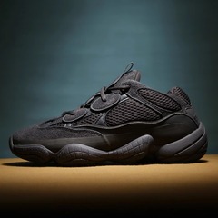 莆田鞋椰子500黑武士黑魂厚底老爹鞋男女休閒運動透氣網面情侶鞋